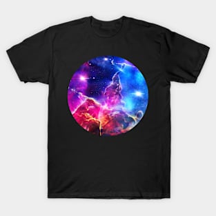 Galaxy Cosmos Space Astro Art Astrophotography Universe Stars Nebula Colorful Art Poster T-Shirt